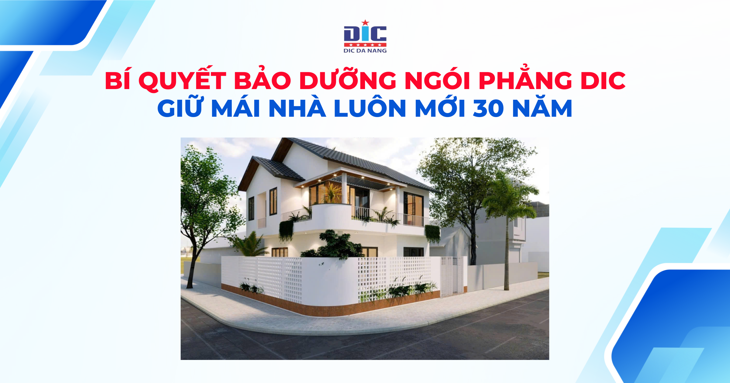 bảo dưỡng ngói phẳng